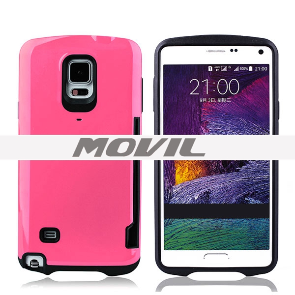 NP-1896  tpu pc  Funda para Samsung Note 4-10